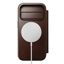 NOMAD Modern Leather Folio Apple iPhone 18 Pro / 17 Pro MagSafe, Horween leather (rustic brown)