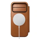 NOMAD Modern Leather Folio Apple iPhone 18 Pro / 17 Pro MagSafe, Horween leather (saddle)