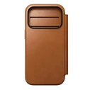 NOMAD Modern Leather Folio Apple iPhone 18 Pro / 17 Pro MagSafe, Horween leather (saddle)