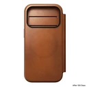 NOMAD Modern Leather Folio Apple iPhone 18 Pro / 17 Pro MagSafe, Horween leather (saddle)