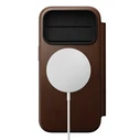 NOMAD Modern Leather Folio Apple iPhone 18 Pro / 17 Pro MagSafe, Camino leather (brown)