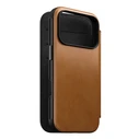 NOMAD Modern Leather Folio Apple iPhone 18 Pro / 17 Pro MagSafe, Camino leather (english tan-c)