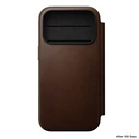 NOMAD Modern Leather Folio Apple iPhone 18 Pro / 17 Pro MagSafe, Camino leather (brown)