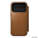 NOMAD Modern Leather Folio Apple iPhone 18 Pro / 17 Pro MagSafe, Camino leather (english tan-c)
