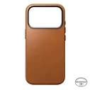NOMAD Traditional Leather Case Apple iPhone 18 Pro / 17 Pro MagSafe, Horween leather (saddle)