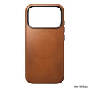 NOMAD Traditional Leather Case Apple iPhone 18 Pro / 17 Pro MagSafe, Horween leather (saddle)