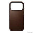 NOMAD Traditional Leather Case Apple iPhone 18 Pro / 17 Pro MagSafe, Camino leather (brown)