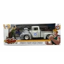 Jada Toys Vehicle With Figure Street Fighter 1956 Ford Pickup 1/24