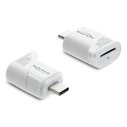 DELOCK card reader 91427 για micro SD, USB-C σύνδεση, 5Gbps, λευκό