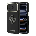 Guess Grained & Big Resin Logo Apple iPhone 18 Pro Max / 17 Pro Max black