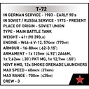 Παιχνίδι Κατασκευής Cobi Klocki Blocks Armed Forces T-72 (East Germany/Soviet)