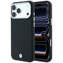 BMW Sign Deboss Quilted Metal Logo MagSafe Apple iPhone 18 Pro / 17 Pro black