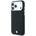 BMW Sign Deboss Quilted Metal Logo MagSafe Apple iPhone 18 Pro / 17 Pro black