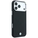 BMW Sign Deboss Quilted Metal Logo MagSafe Apple iPhone 18 Pro / 17 Pro black