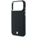 BMW Sign Deboss Quilted Metal Logo MagSafe Apple iPhone 18 Pro / 17 Pro black