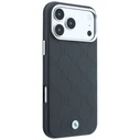 BMW Sign Deboss Quilted Metal Logo MagSafe Apple iPhone 18 Pro Max / 17 Pro Max anthracite