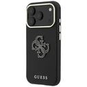Guess Grained & Big Resin Logo Apple iPhone 18 Pro / 17 Pro black