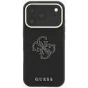 Guess Grained & Big Resin Logo Apple iPhone 18 Pro / 17 Pro black