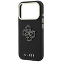 Guess Grained & Big Resin Logo Apple iPhone 18 Pro / 17 Pro black
