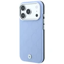 BMW Sign Deboss Quilted Metal Logo MagSafe Apple iPhone 18 Pro Max / 17 Pro Max blue