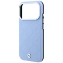 BMW Sign Deboss Quilted Metal Logo MagSafe Apple iPhone 18 Pro Max / 17 Pro Max blue
