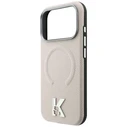 Karl Lagerfeld Grained Embossed Ring & Kameo Logo MagSafe Apple iPhone 18 Pro / 17 Pro beige