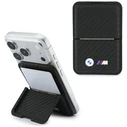 BMW M Carbon Metal Logos MagSafe Wallet black