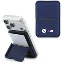 BMW M Carbon Metal Logos MagSafe Wallet navy blue