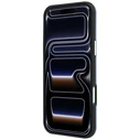 Guess Grained Round Strass Logo MagSafe Apple iPhone 18 Pro / 17 Pro blue