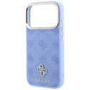 Guess Peony 4G Small Logo MagSafe Apple iPhone 18 Pro / 17 Pro light blue