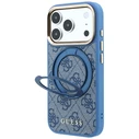 Guess Ring Stand 360 4G Classic Logo MagSafe Apple iPhone 18 Pro / 17 Pro blue