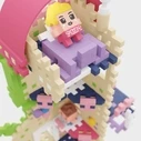 Τουβλάκια Blocks Waffle Mini Marioinex Princess Tower Fantasy