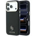 Guess Saffiano Small 4G & Classic Logo MagSafe Apple iPhone 18 Pro / 17 Pro black