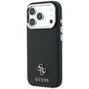 Guess Saffiano Small 4G & Classic Logo MagSafe Apple iPhone 18 Pro / 17 Pro black
