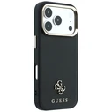 Guess Saffiano Small 4G & Classic Logo MagSafe Apple iPhone 18 Pro / 17 Pro black
