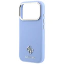 Guess Saffiano Small 4G & Classic Logo MagSafe Apple iPhone 18 Pro / 17 Pro light blue