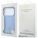 Guess Saffiano Small 4G & Classic Logo MagSafe Apple iPhone 18 Pro / 17 Pro light blue
