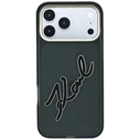 Karl Lagerfeld IML Big Signature Resin Metal Frame Apple iPhone 18 Pro / 17 Pro black
