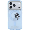 Karl Lagerfeld Peekaboo Logo MagSafe Apple iPhone 18 Pro / 17 Pro light blue
