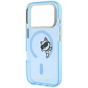 Karl Lagerfeld Peekaboo Logo MagSafe Apple iPhone 18 Pro / 17 Pro light blue