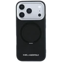 Karl Lagerfeld Ring Stand 360 Saffiano Classic Logo MagSafe Apple iPhone 18 Pro / 17 Pro black