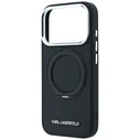 Karl Lagerfeld Ring Stand 360 Saffiano Classic Logo MagSafe Apple iPhone 18 Pro / 17 Pro black