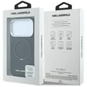 Karl Lagerfeld Ring Stand 360 Saffiano Classic Logo MagSafe Apple iPhone 18 Pro / 17 Pro black