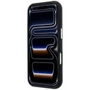 Karl Lagerfeld Saffiano Small Script Metal Logo MagSafe Apple iPhone 18 Pro / 17 Pro black