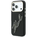 Karl Lagerfeld Smooth Big Resin Signature Logo Apple iPhone 18 Pro / 17 Pro black