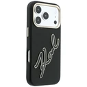 Karl Lagerfeld Smooth Big Resin Signature Logo Apple iPhone 18 Pro / 17 Pro black