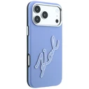 Karl Lagerfeld Smooth Big Resin Signature Logo Apple iPhone 18 Pro / 17 Pro blue