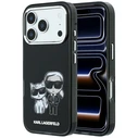Karl Lagerfeld Smooth Karl & Choupette Bodies Sketch MagSafe Apple iPhone 18 Pro Max / 17 Pro Max black
