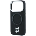 Karl Lagerfeld with Ring Stand 360 Choupette Head Pin MagSafe Apple iPhone 18 Pro / 17 Pro black