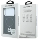 Karl Lagerfeld with Ring Stand 360 Choupette Head Pin MagSafe Apple iPhone 18 Pro / 17 Pro black